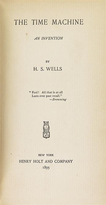 WELLS, H.G. The Time Machine.